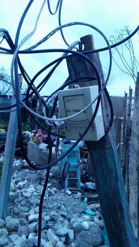 hurricane Matthew damaged Haitian microgrid